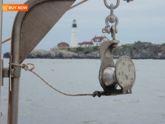 Lobster Trap Wench with Portland Head Light